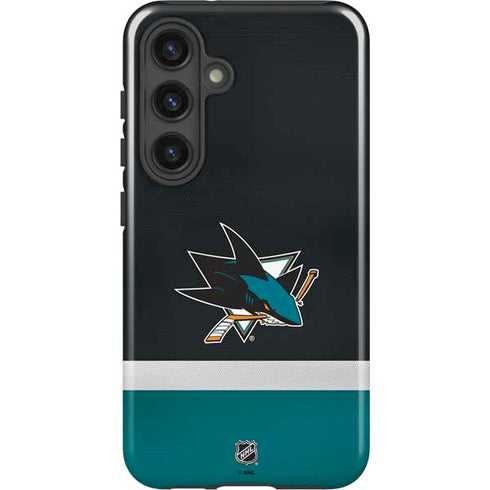 NHL San Jose Sharks Jersey Galaxy S24 Impact Case
